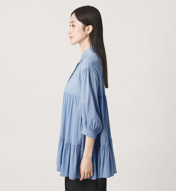 UNITED ARROWS「ボイル ティアード チュニック」|シャツ・ブラウス|