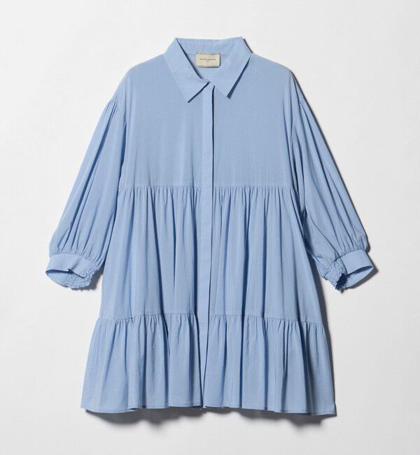 UNITED ARROWS「ボイル ティアード チュニック」|シャツ・ブラウス|