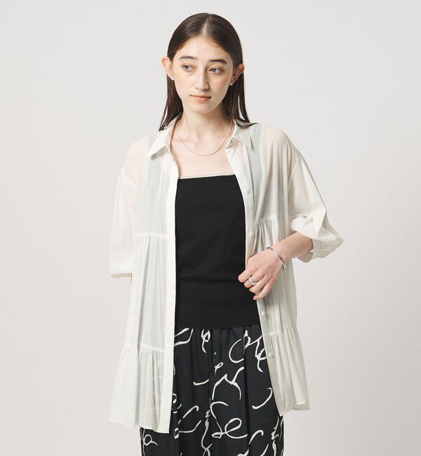 UNITED ARROWS「ボイル ティアード チュニック」|シャツ・ブラウス|その他1