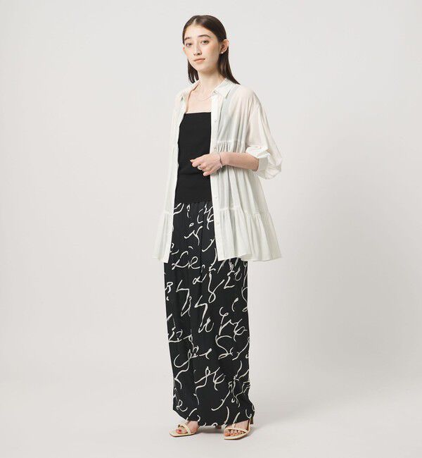 UNITED ARROWS「ボイル ティアード チュニック」|シャツ・ブラウス|