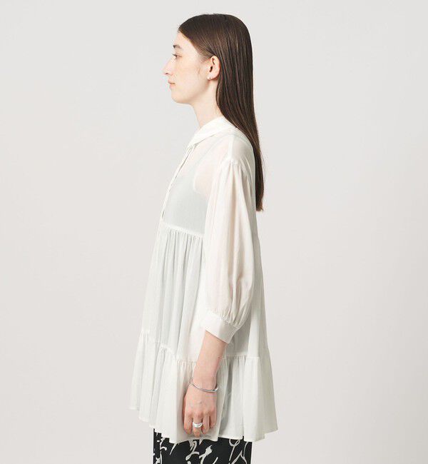 UNITED ARROWS「ボイル ティアード チュニック」|シャツ・ブラウス|