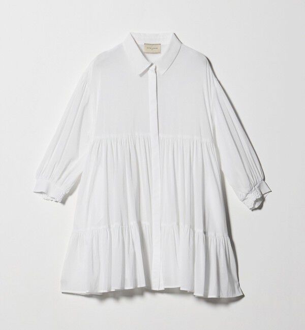 UNITED ARROWS「ボイル ティアード チュニック」|シャツ・ブラウス|