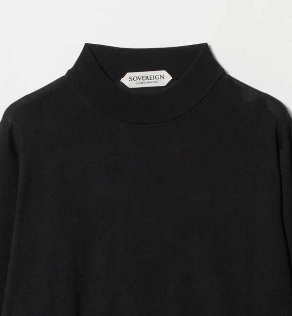UNITED ARROWS「＜SOVEREIGN＞ハイゲージ モックネック ニット」|ニット・セーター|