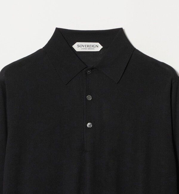 UNITED ARROWS「＜SOVEREIGN＞ ハイゲージ ニット ポロシャツ」|ニット・セーター|