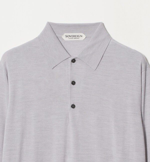 UNITED ARROWS「＜SOVEREIGN＞ ハイゲージ ニット ポロシャツ」|ニット・セーター|
