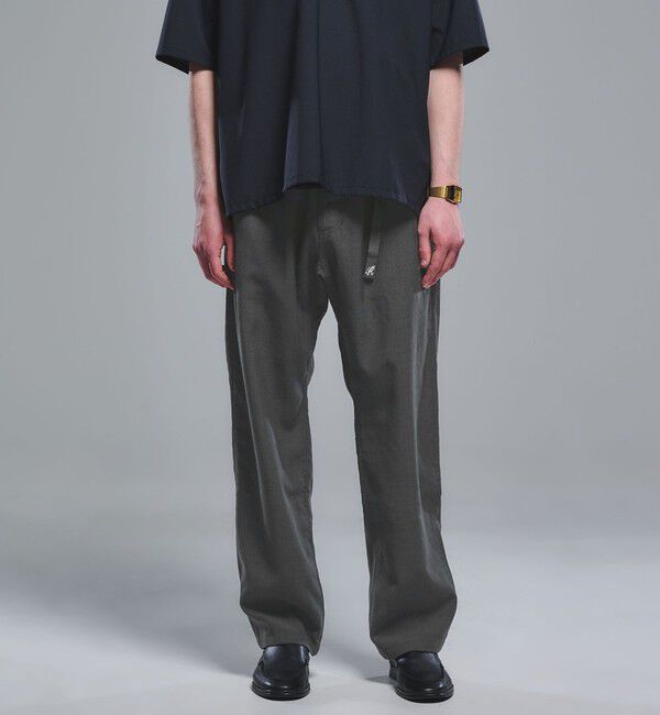 UNITED ARROWS green label relaxing「【別注】＜Gramicci＞麻 ブレンド ワイドテーパード イージーパンツ」|その他|