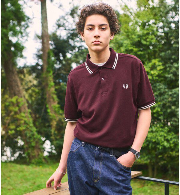 UNITED ARROWS green label relaxing「＜FRED PERRY＞ツインティップ ポロシャツ」|ポロシャツ|WINE