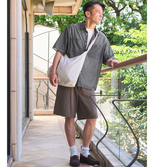 UNITED ARROWS green label relaxing「TR 和紙 2プリーツ ショート パンツ ショーツ」|その他|