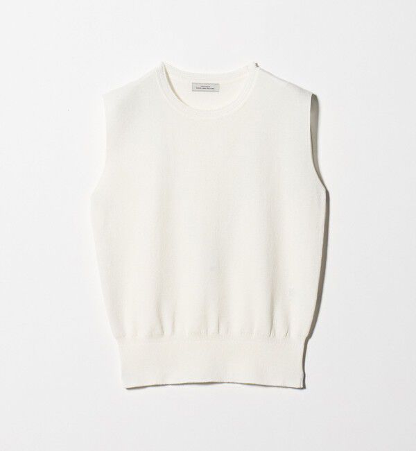 UNITED ARROWS green label relaxing「ブライトシアー ノースリーブ ニット」|ニット・セーター|