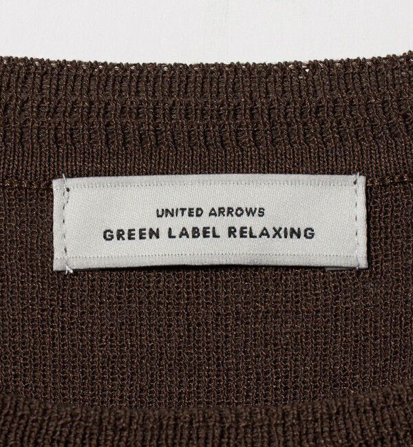 UNITED ARROWS green label relaxing「ブライトシアー ノースリーブ ニット」|ニット・セーター|