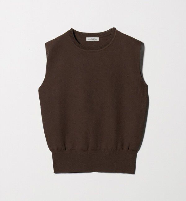 UNITED ARROWS green label relaxing「ブライトシアー ノースリーブ ニット」|ニット・セーター|