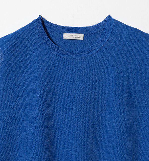 UNITED ARROWS green label relaxing「ブライトシアー ノースリーブ ニット」|ニット・セーター|
