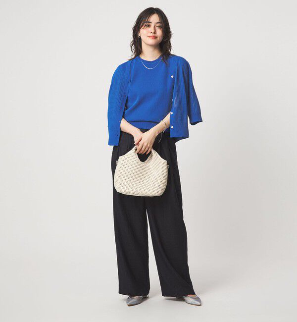 UNITED ARROWS green label relaxing「ブライトシアー ノースリーブ ニット」|ニット・セーター|