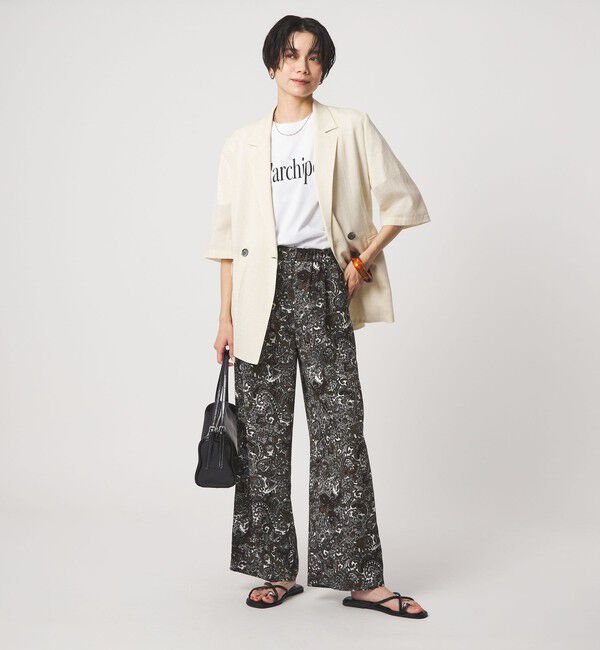 UNITED ARROWS green label relaxing「ロゴ ショートスリーブ Tシャツ」|Tシャツ・カットソー|