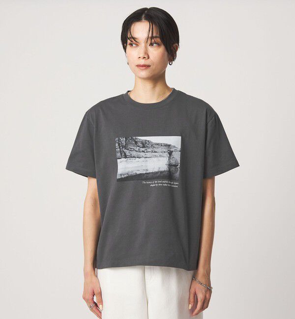 UNITED ARROWS green label relaxing「ロゴ ショートスリーブ Tシャツ」|Tシャツ・カットソー|