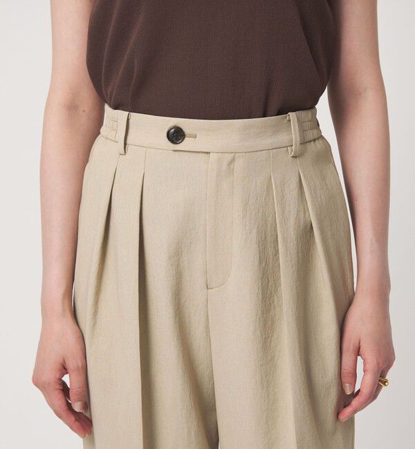 UNITED ARROWS green label relaxing「［size SHORT/TALLあり］2タック ワイド パンツ UVカット 接触冷感 吸水速乾」|その他|
