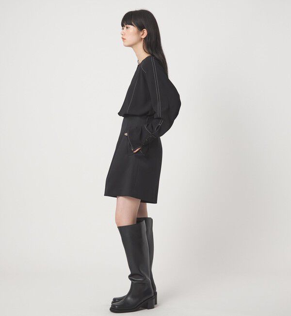 EMMEL REFINES「＜EMMEL REFINES＞EM ハイショク ステッチ 2WAY ブラウス」|シャツ・ブラウス|