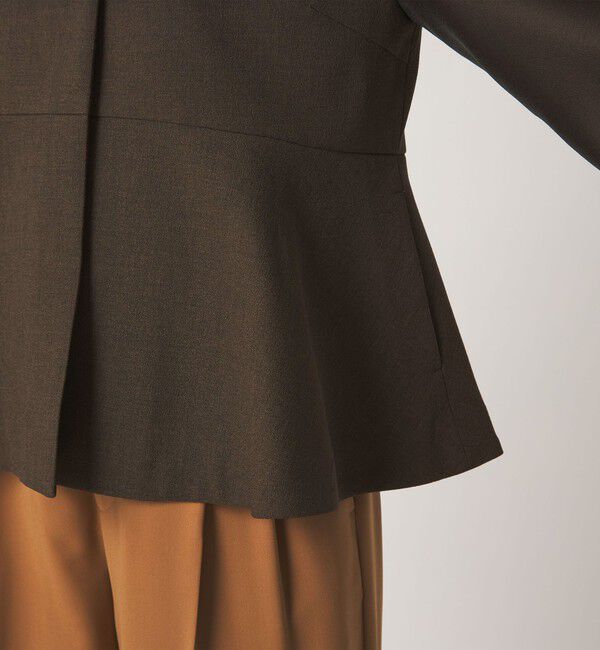 UNITED ARROWS green label relaxing「［size SHORTあり］fleurie(フルリー) フォルム ジャケット」|ノーカラージャケット|