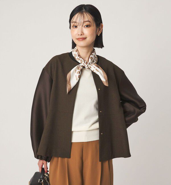 UNITED ARROWS green label relaxing「［size SHORTあり］fleurie(フルリー) フォルム ジャケット」|ノーカラージャケット|