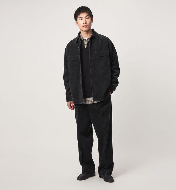 UNITED ARROWS green label relaxing「FINE BASIC スビン コーデュロイ スラックス W4」|チノ|