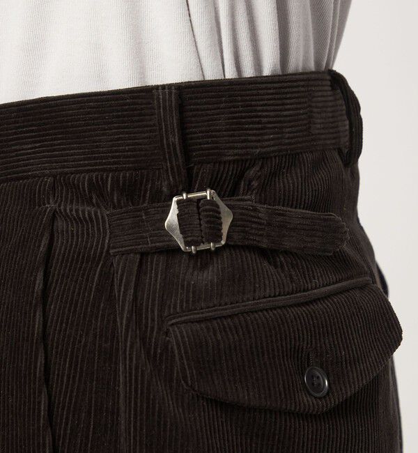 UNITED ARROWS green label relaxing「FINE BASIC スビン コーデュロイ スラックス W4」|チノ|