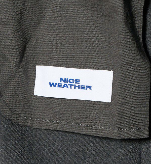 NICE WEATHER「＜NICE WEATHER＞ピンタック イージーパンツ」|スラックス|