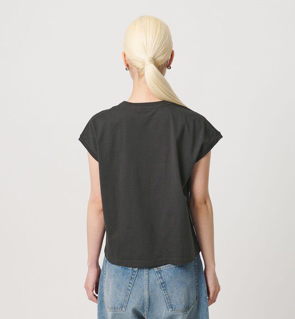 BEAUTY&YOUTH UNITED ARROWS「コットン ロゴプリント フレンチスリーブ Tシャツ」|Tシャツ・カットソー|