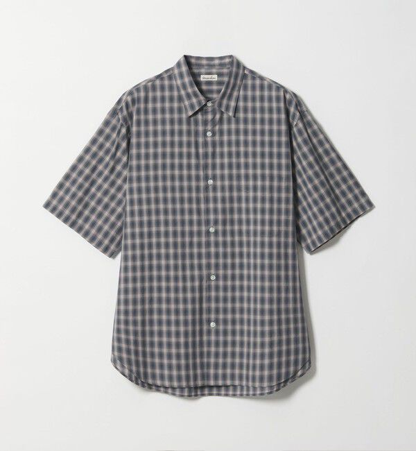 STEVEN ALAN「＜Steven Alan＞ オンブレー チェック レギュラーカラー シャツ」|シャツ・ブラウス|MD.GRAY