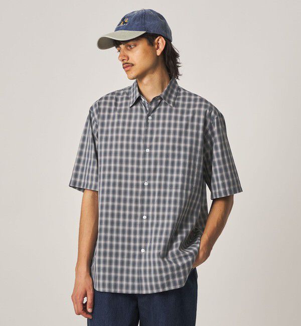 STEVEN ALAN「＜Steven Alan＞ オンブレー チェック レギュラーカラー シャツ」|シャツ・ブラウス|