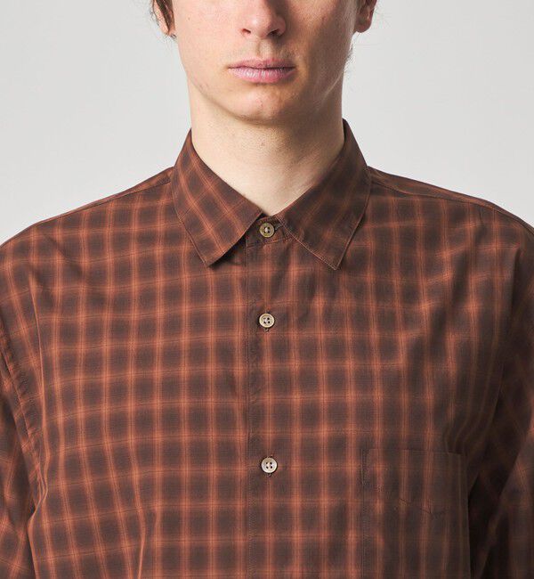 STEVEN ALAN「＜Steven Alan＞ オンブレー チェック レギュラーカラー シャツ」|シャツ・ブラウス|