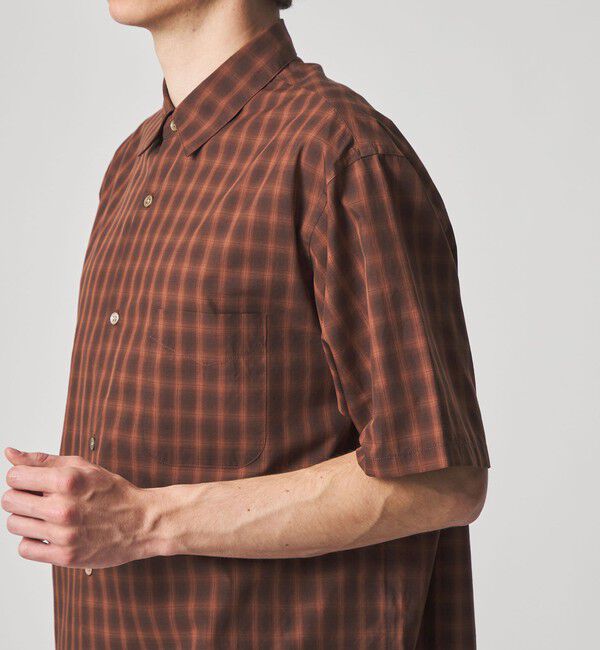 STEVEN ALAN「＜Steven Alan＞ オンブレー チェック レギュラーカラー シャツ」|シャツ・ブラウス|