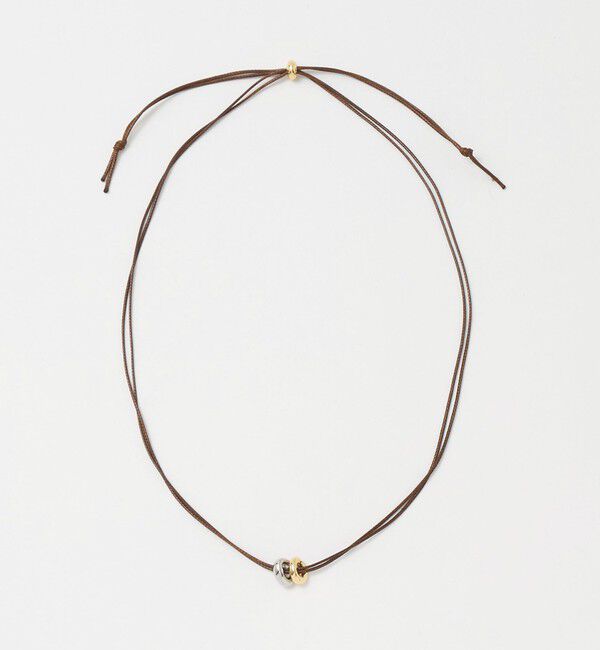 BEAUTY&YOUTH UNITED ARROWS「リング コード チョーカー」|ネックレス|