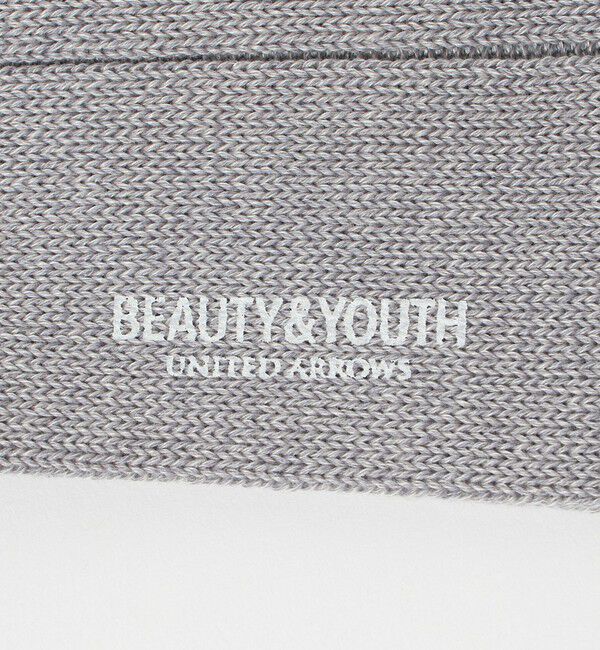 BEAUTY&YOUTH UNITED ARROWS「シルケット リブ レギュラー ソックス」|ソックス|
