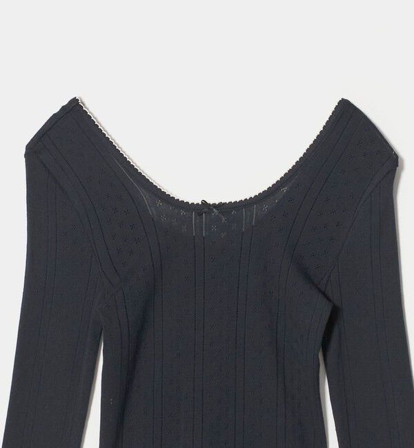 BEAUTY&YOUTH UNITED ARROWS「【別注】＜PALM＞バックオープン ロングスリーブカットソー」|Tシャツ・カットソー|
