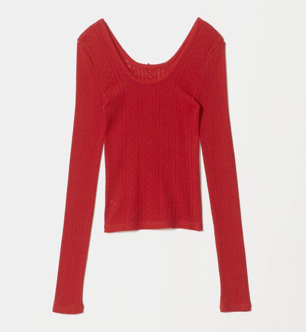 BEAUTY&YOUTH UNITED ARROWS「【別注】＜PALM＞バックオープン ロングスリーブカットソー」|Tシャツ・カットソー|