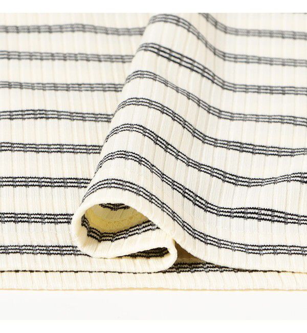 Ray BEAMS 「RIB ボーダー ヘンリーネック Tシャツ」|Tシャツ・カットソー|