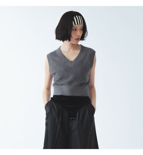 Ray BEAMS 「Vネック ベスト」|ベスト・ジレ|GREY