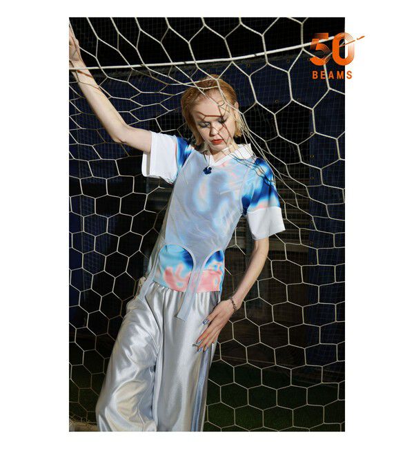 Ray BEAMS 「【別注】PUMA / PHOTO GRAPHIC GAME SHIRT」|Tシャツ・カットソー|WHITE