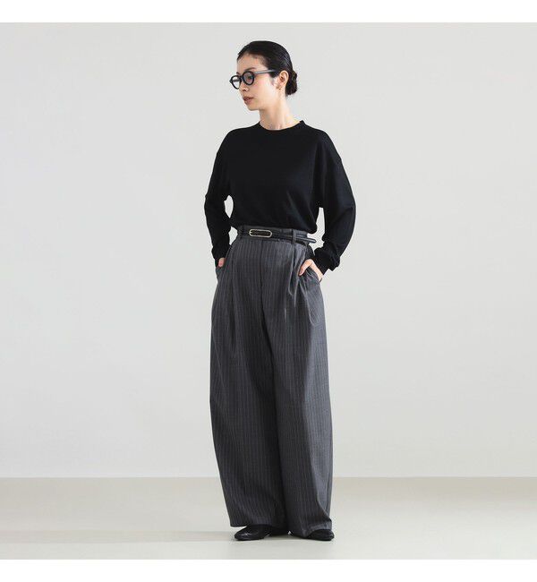 Demi-Luxe BEAMS 「WRAPINKNOT / オーバーサイズ ロングスリーブ Tシャツ」|Tシャツ・カットソー|