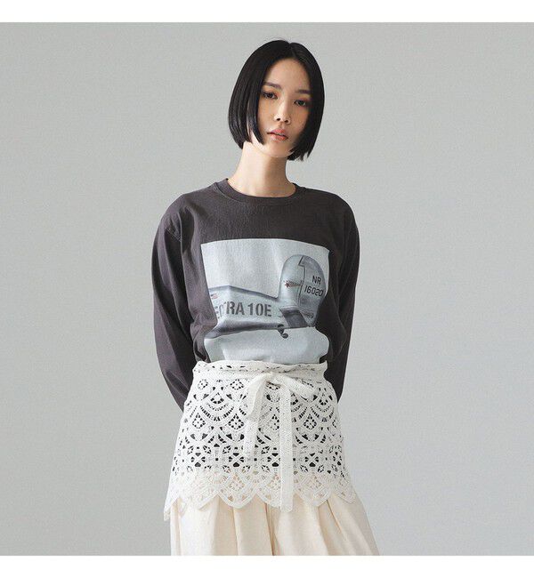 BEAMSBOY「【別注】HEAR MY NAME &times; maturely / プリント ロング スリーブ」|Tシャツ・カットソー|BLACK