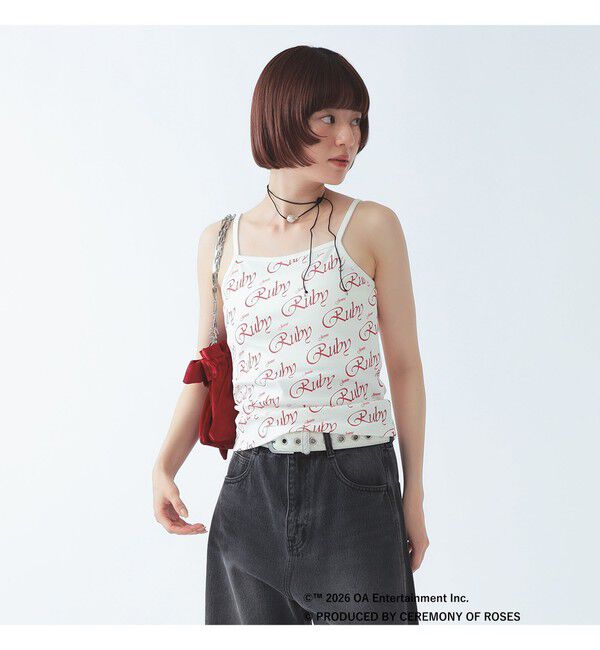 Ray BEAMS 「JENNIE / Logo Camisole」|Tシャツ・カットソー|