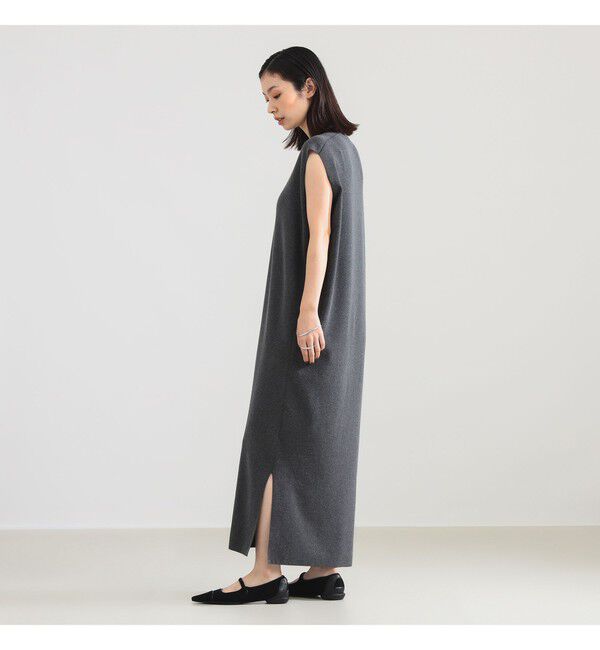Demi-Luxe BEAMS 「AK+1 / 総針 Iライン ワンピース」|ワンピース|