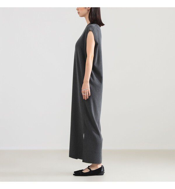 Demi-Luxe BEAMS 「AK+1 / 総針 Iライン ワンピース」|ワンピース|
