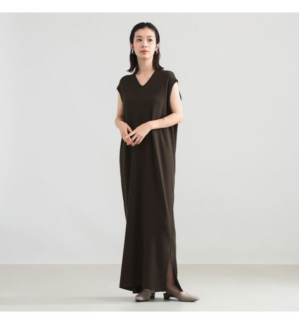 Demi-Luxe BEAMS 「AK+1 / 総針 Iライン ワンピース」|ワンピース|