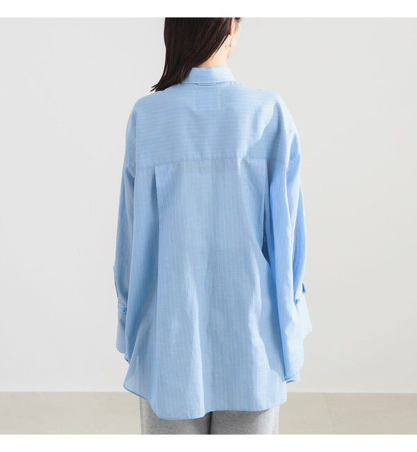 Demi-Luxe BEAMS 「AK+1 / コットンボイル ストライプ シャツ」|シャツ・ブラウス|