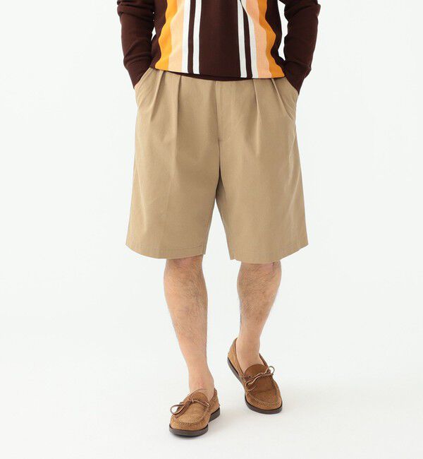 BEAMS「2 Pleats Shorts Twill」|その他|
