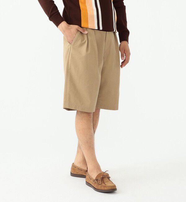 BEAMS「2 Pleats Shorts Twill」|その他|