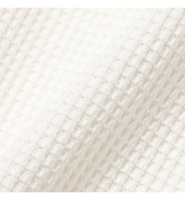 BEAMS「ストレッチ ワッフル Tシャツ【リラックスフィット】」|Tシャツ・カットソー|