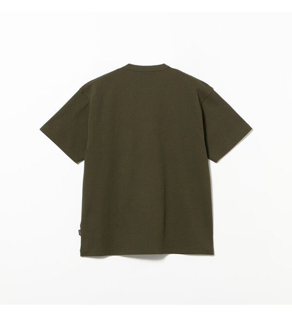 BEAMS「ストレッチ ワッフル Tシャツ【リラックスフィット】」|Tシャツ・カットソー|