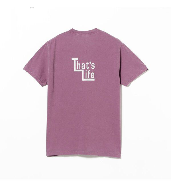 BEAMS PLUS「【別注】THE DAY ON THE BEACH / Garment Dye Pocket T-Shirt」|Tシャツ・カットソー|